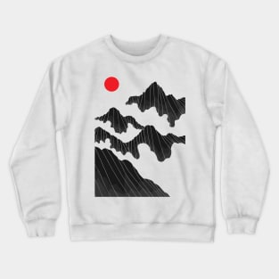 A cloudy landscape Crewneck Sweatshirt